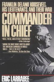 Cover of: Commander in chief by Eric Larrabee