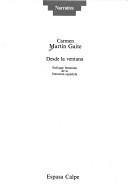 Cover of: Desde la ventana by Carmen Martín Gaite