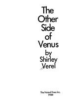 Cover of: The other side of Venus by Shirley Verel