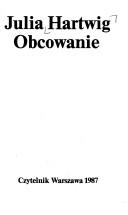 Cover of: Obcowanie by Julia Hartwig