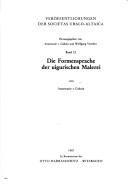 Cover of: Die Formensprache der uigurischen Malerei