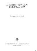 Cover of: Die Dichtungen der Frau Ava