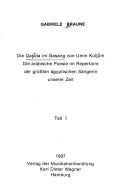 Cover of: Die Qaṣīda im Gesang von Umm Kult̲ūm by Gabriele Braune