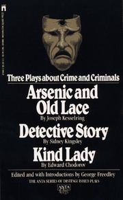 Cover of: 3 Plays About Crime and Criminals by Sidney Kinsley