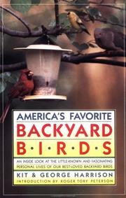 Cover of: America's Favorite Backyard Birds