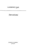 Cover of: Devotions by Lawrence Sail