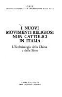 Cover of I Nuovi movimenti religiosi non cattolici in Italia by Unknown