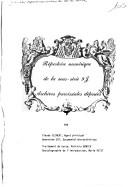 Cover of: Répertoire numérique de la sous-série 9 J: archives paroissiales déposées