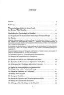 Cover of: Geschichte der Psychologie in Brasilien: von den indianischen und afrobrasilianischen Kulturen bis in die Gegenwart