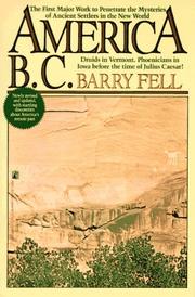 Cover of: America B.C. | Barry Fell