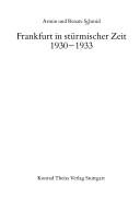 Cover of: Frankfurt in stürmischer Zeit, 1930-1933