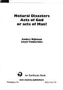 Cover of: Natural disasters by Anders Wijkman