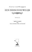 Cover of: Een Indisch huwelijk: novelle