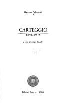 Cover of: Carteggio, 1894-1902