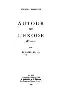 Cover of: Autour de l'Exode by Henri Cazelles