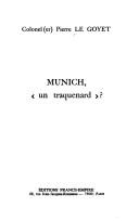 Cover of: Munich, "un traquenard"?