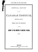 Cover of: The annual archaeological reports of Ontario, 1887-1928: a research guide