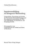 Ingenieurausbildung im Königreich Württemberg by Gerhard Zweckbronner