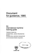 Document for guidance, 1985 by International Labour Organisation.