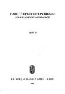 Cover of: Der Apoxyomenos des Lysipp und das Phänomen von Zeit und Raum in der Plastik des 5. und 4. Jhs. v. Chr. by Karin Moser von Filseck