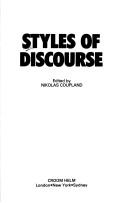 Cover of: Styles of discourse