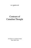 Cover of: Contours of Canadian thought