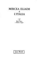 Cover of: Mircea Eliade e l'Italia