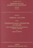 Cover of: Wilson and Wilson's comprehensive analytical chemistry by edited by G. Svehla. Vol.26, Radionuclide x-ray fluorescence analysis with environmental applications / by J. Tölgyessy, E. Havránek, and E. Dejmková..