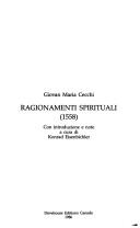 Cover of: Ragionamenti spirituali (1558)