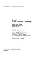 Cover of: Lawyers in the European Community by Serge-Pierre Laguette