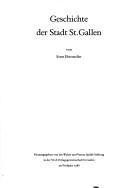 Cover of: Geschichte der Stadt St. Gallen