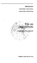 File on Brenton by Tony Mitchell