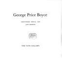 Cover of: George Price Boyce