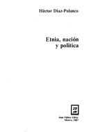 Cover of: Etnia, nación y política