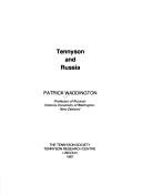 Cover of: Tennyson and Russia by Waddington, Patrick.