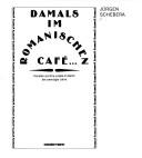 Cover of: Damals im Romanischen Café-- by Jürgen Schebera