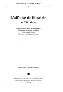 Cover of: L' affiche de librairie au XIXe siècle by Réjane Bargiel