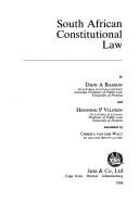 Cover of: South African constitutional law | D. A. Basson