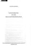 Cover of: Einführung in die Religionssoziologie by Günter Kehrer