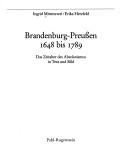 Cover of: Brandenburg-Preussen, 1648 bis 1789: das Zeitalter des Absolutismus in Text und Bild