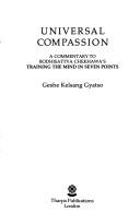 Cover of: Universal compassion by Kelsang Gyatso