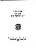 Cover of: Venster op die Universiteit. by 