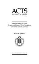 Acts of Parliament by Gavin Souter