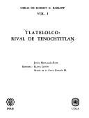 Cover of: Tlatelolco by R. H. Barlow
