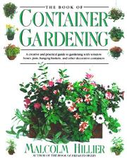 Cover of: The book of container gardening