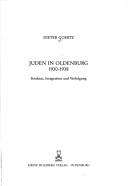 Cover of: Juden in Oldenburg 1930-1938 by Dieter Goertz