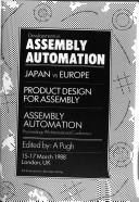 Cover of: Developments in assembly automation by Rolf Jansen, H. J. Warnecke