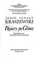 Papiery po Glince by Józef Ignacy Kraszewski