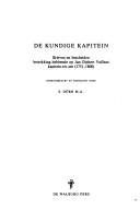 Cover of: De kundige kapitein by S. Dörr