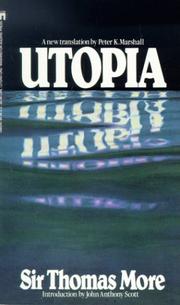 Cover of: Utopia by Thomas More